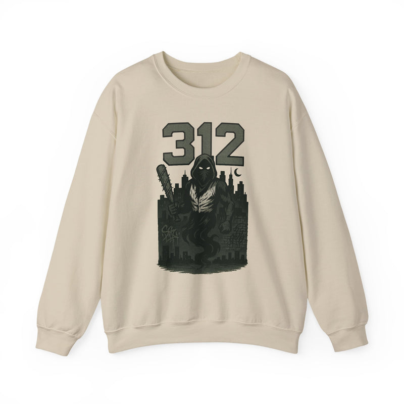 The Blackened Mark | Chicago Area Code Baseball Sweatshirt