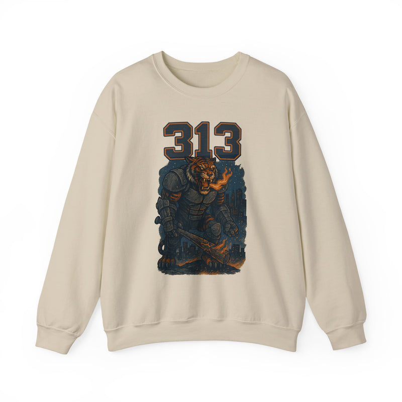 The Ironclaw | Detroit Area Code Baseball Sweatshirt