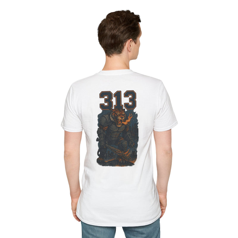 The Ironclaw | Detroit Area Code Baseball Tee