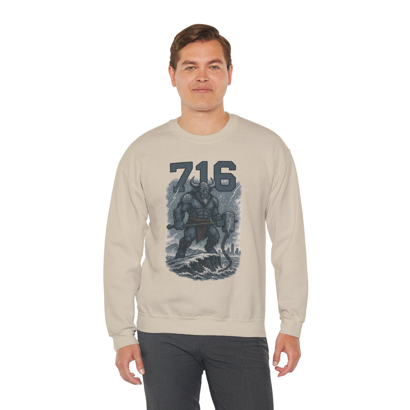 The Hornwake | Buffalo Area Code Football Sweatshirt