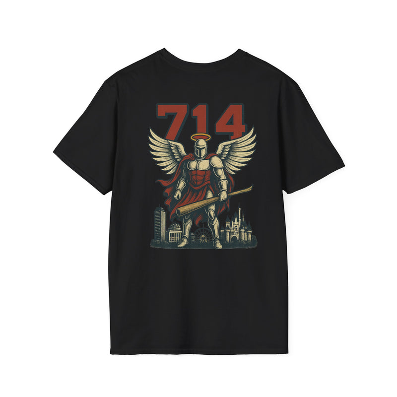 Halo Knight | Los Angeles Area Code Baseball Tee