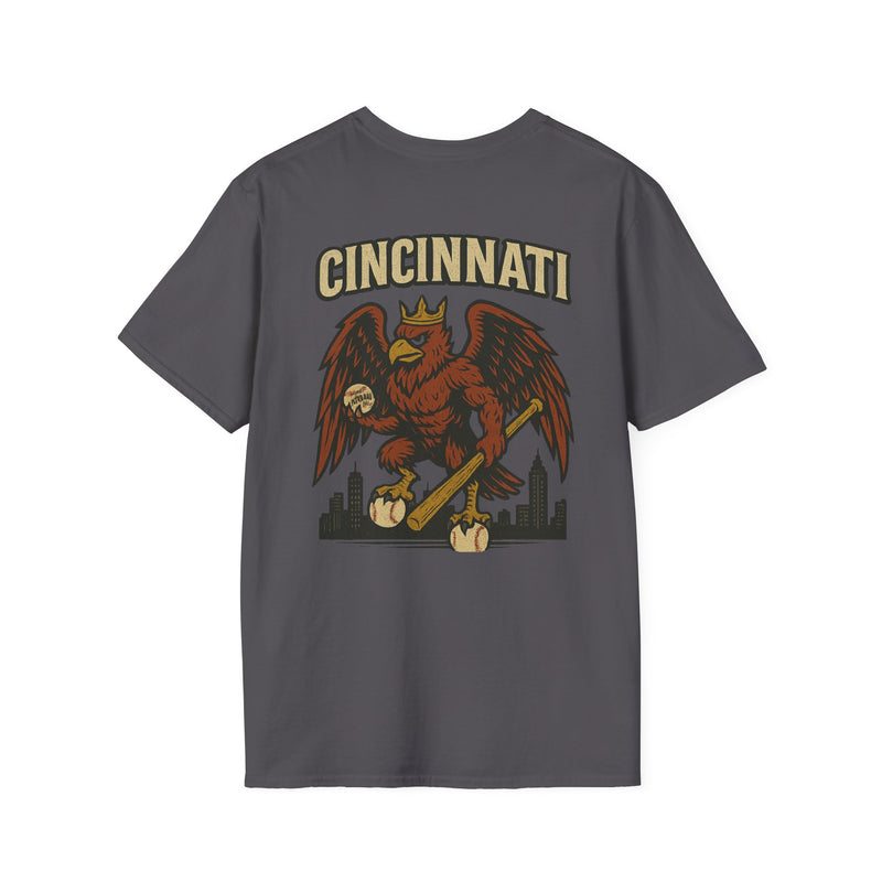 The Crimson Crest | Cincinnati Baseball Tee