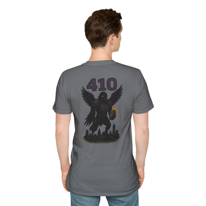 The Shadowcrest Revenant | Baltimore Area Code Football Tee