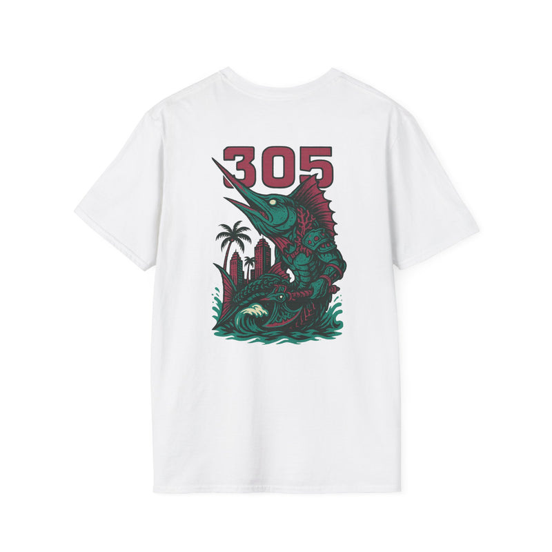 The Deepwake Sovereign | Miami Area Code Baseball Tee