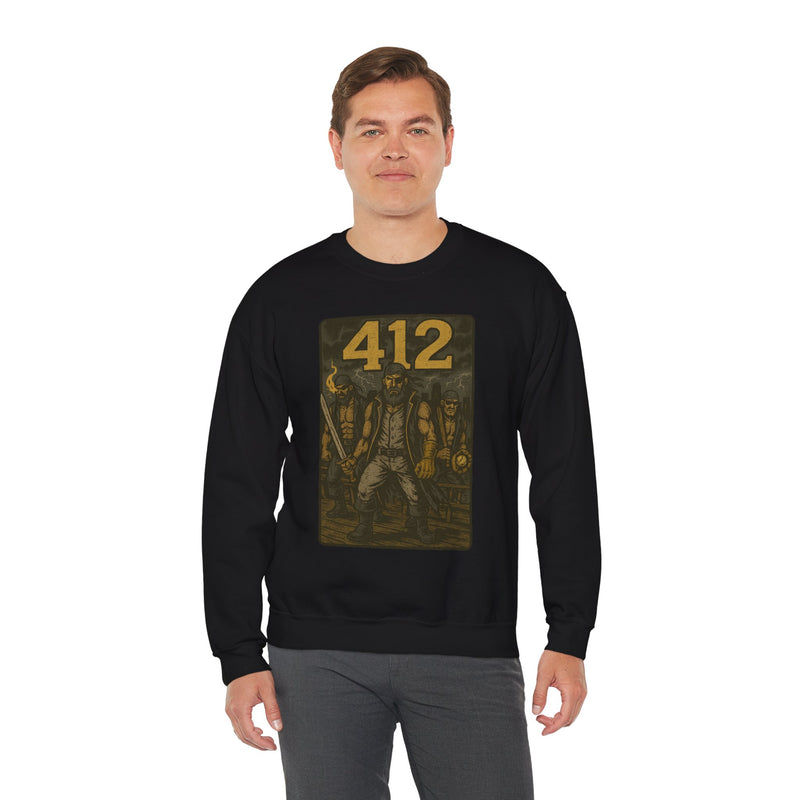 The Floodline Pact | Pittsburgh Area Code Baseball Sweatshirt
