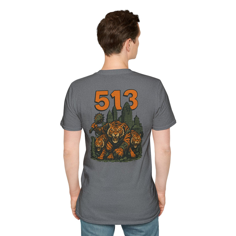 The Emberstripe Kin | Cincinnati Area Code Football Tee