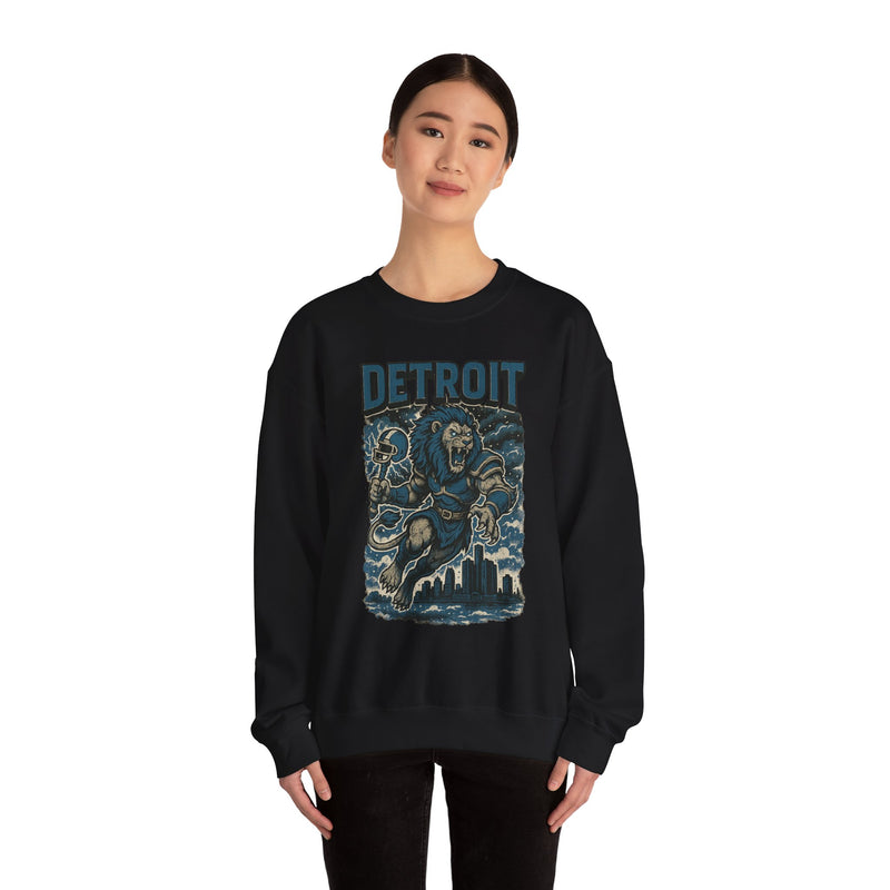 The Roarline King | Detroit Football Sweatshirt