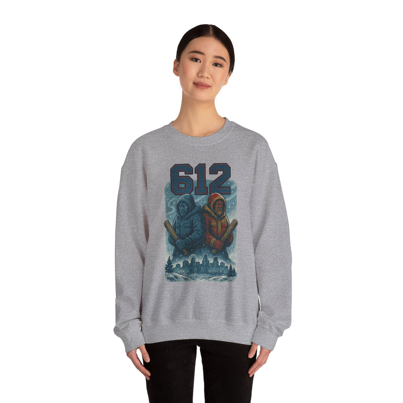 Icebound Sentinels | Minnesota Area Code Baseball Sweatshirt
