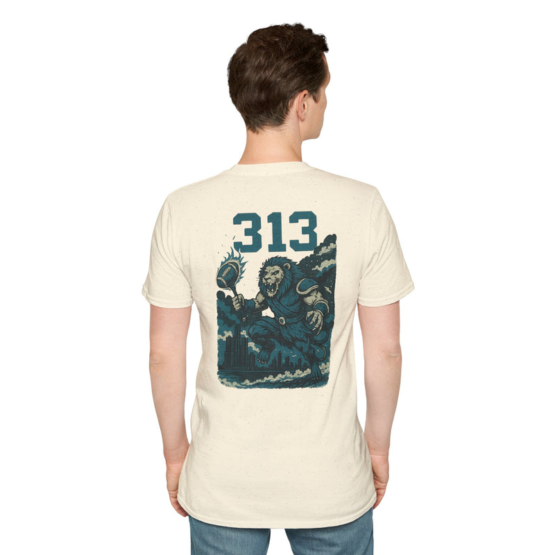 The Roarline King | Detroit Area Code Football Sweatshirt