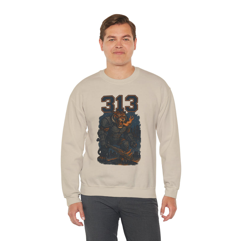 The Ironclaw | Detroit Area Code Baseball Sweatshirt