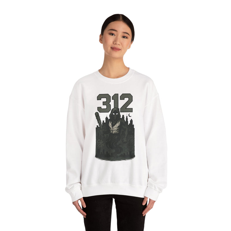 The Blackened Mark | Chicago Area Code Baseball Sweatshirt