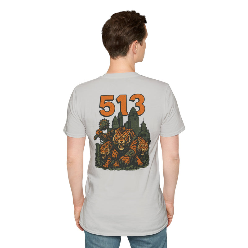 The Emberstripe Kin | Cincinnati Area Code Football Tee