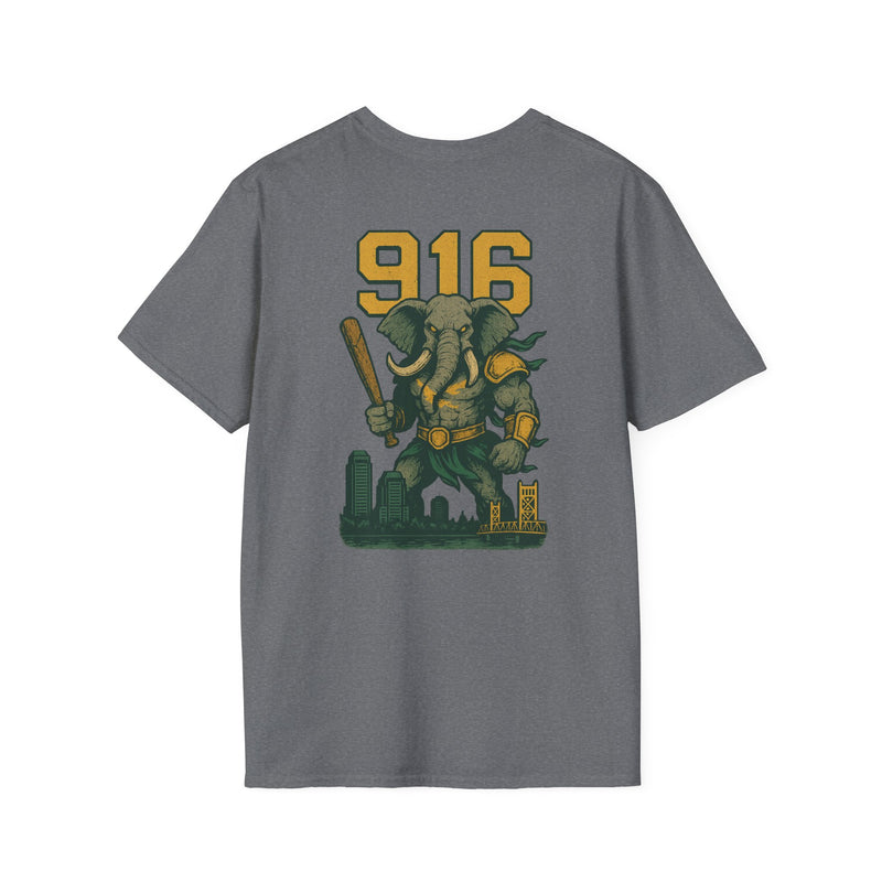 The Tuskborne Twins | Sacramento Area Code Baseball Tee