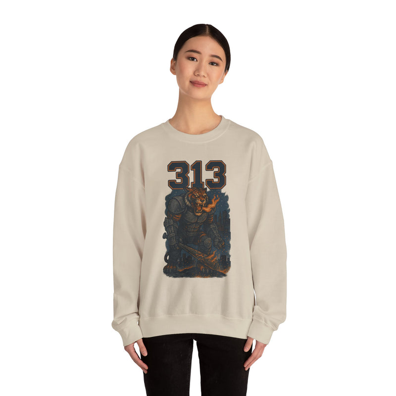 The Ironclaw | Detroit Area Code Baseball Sweatshirt