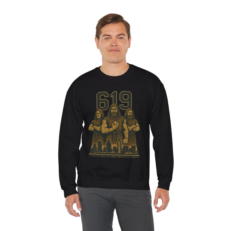 The Cleansed Order | San Diego Area Code Baseball Sweatshirt