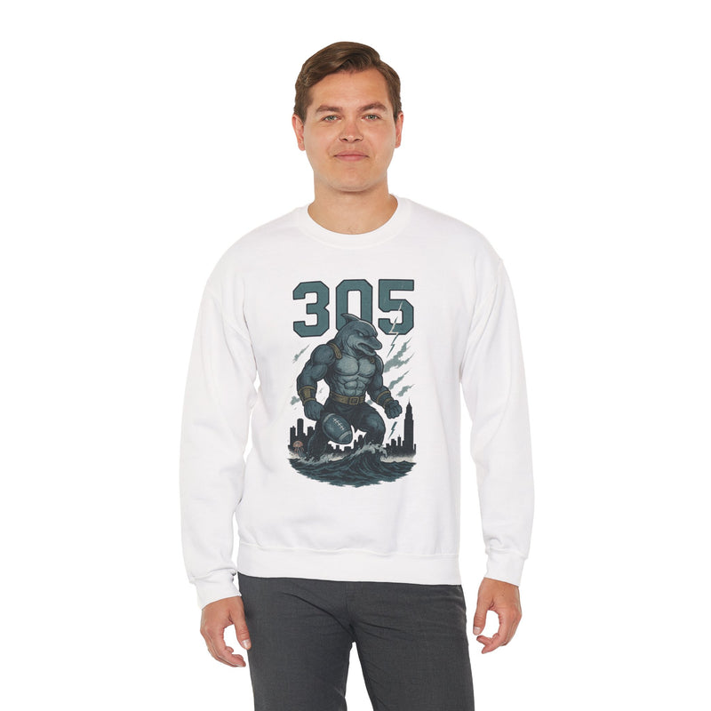 The Undertide | Miami Area Code Football Sweatshirt