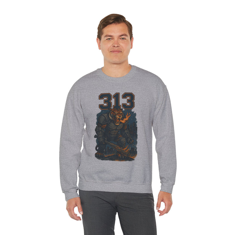 The Ironclaw | Detroit Area Code Baseball Sweatshirt