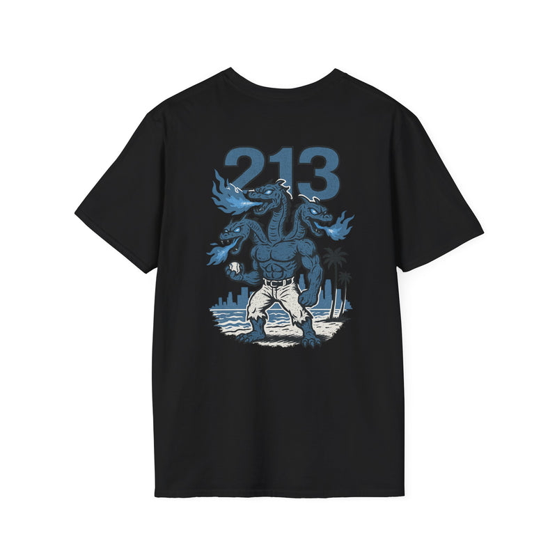 The Seraphydra | Los Angeles Area Code Baseball Tee