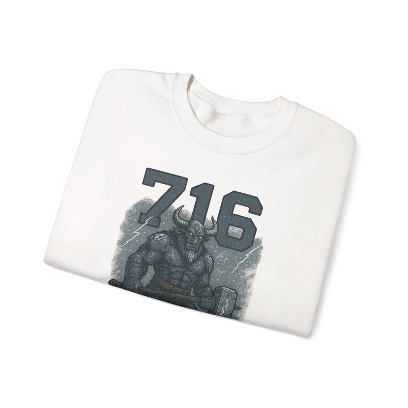 The Hornwake | Buffalo Area Code Football Sweatshirt