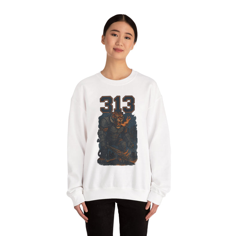 The Ironclaw | Detroit Area Code Baseball Sweatshirt