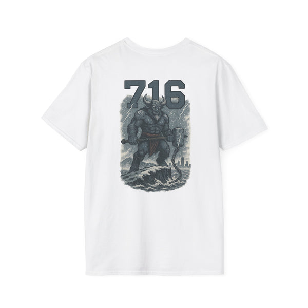 The Hornwake | Buffalo Area Code Football Tee