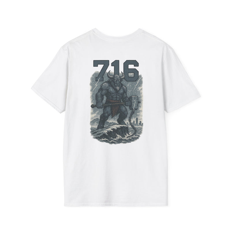 The Hornwake | Buffalo Area Code Football Tee