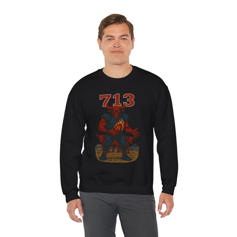 The Hornbrand Titan | Houston Area Code Football Sweatshirt