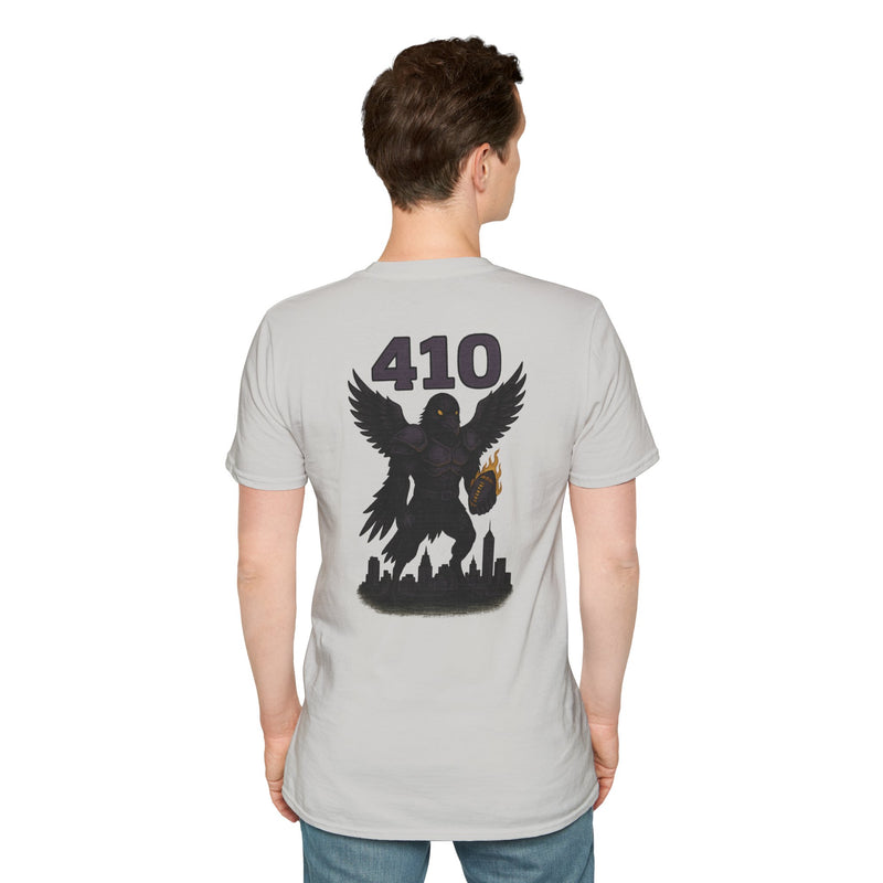 The Shadowcrest Revenant | Baltimore Area Code Football Tee