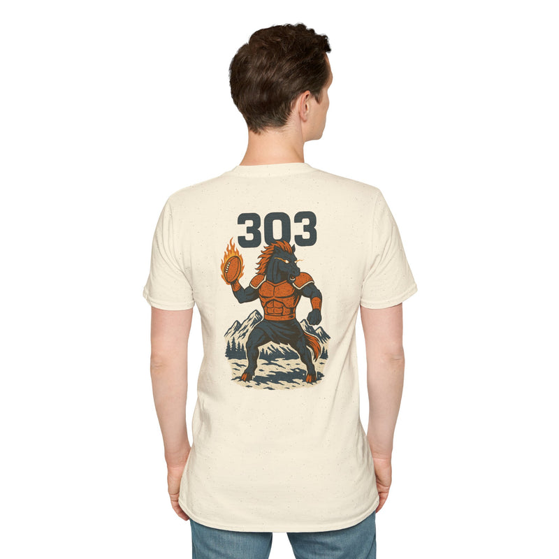The Stormbrand | Denver Area Code Football Tee