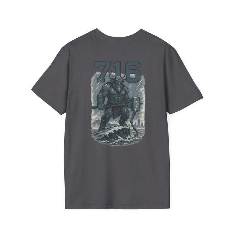 The Hornwake | Buffalo Area Code Football Tee