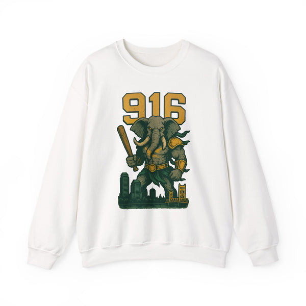 The Tuskborne Twins | Sacramento Area Code Baseball Sweatshirt