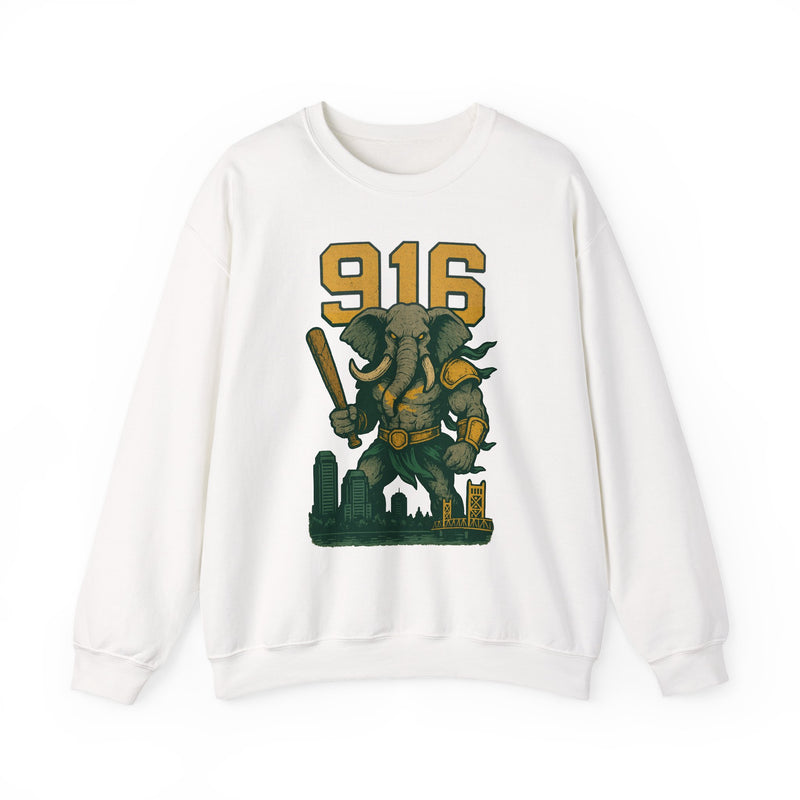 The Tuskborne Twins | Sacramento Area Code Baseball Sweatshirt