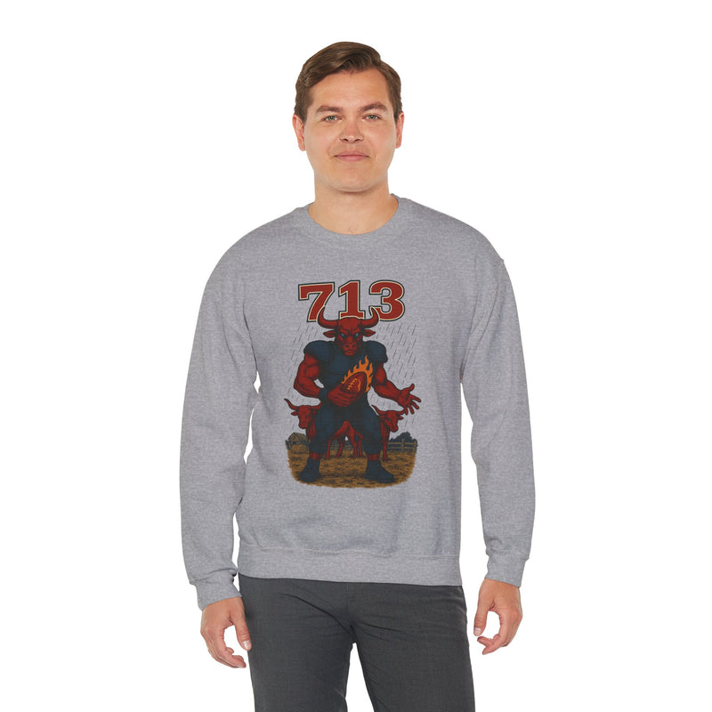 The Hornbrand Titan | Houston Area Code Football Sweatshirt