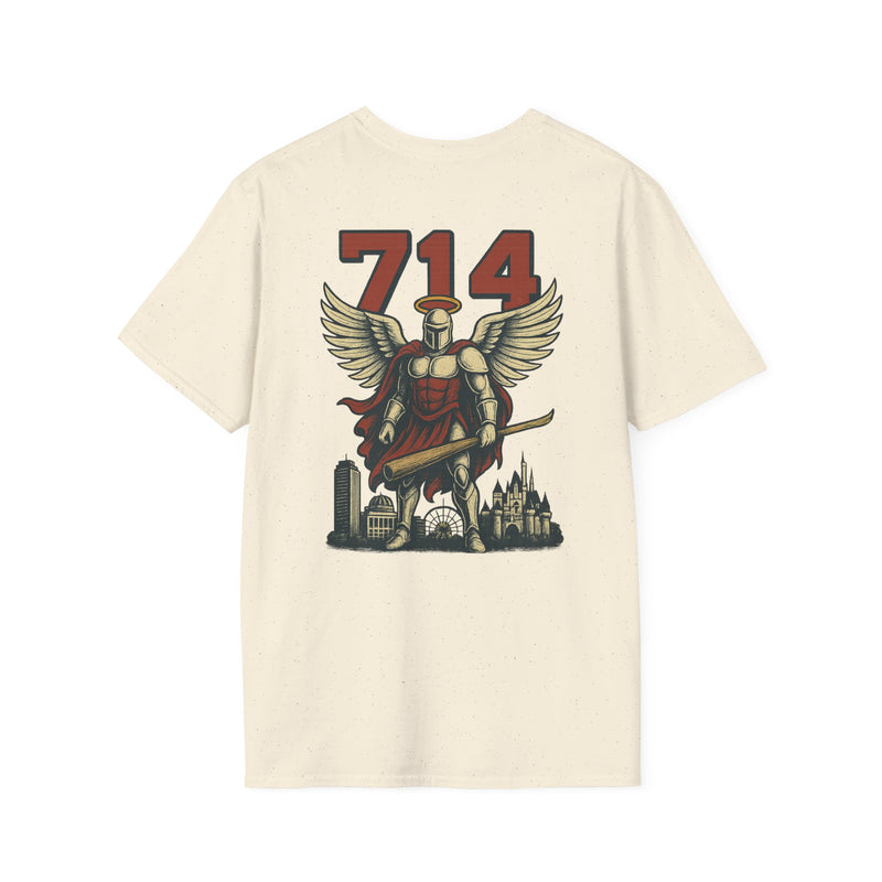 Halo Knight | Los Angeles Area Code Baseball Tee