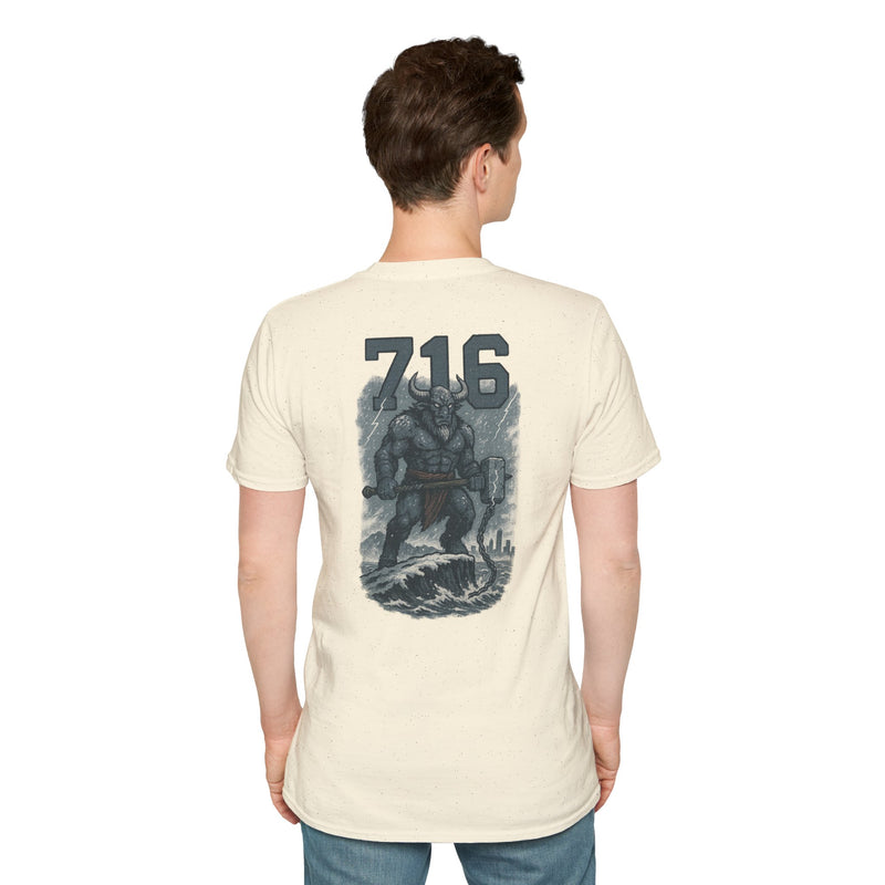 The Hornwake | Buffalo Area Code Football Tee