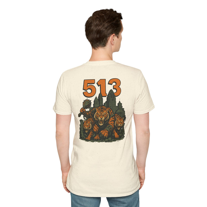 The Emberstripe Kin | Cincinnati Area Code Football Tee