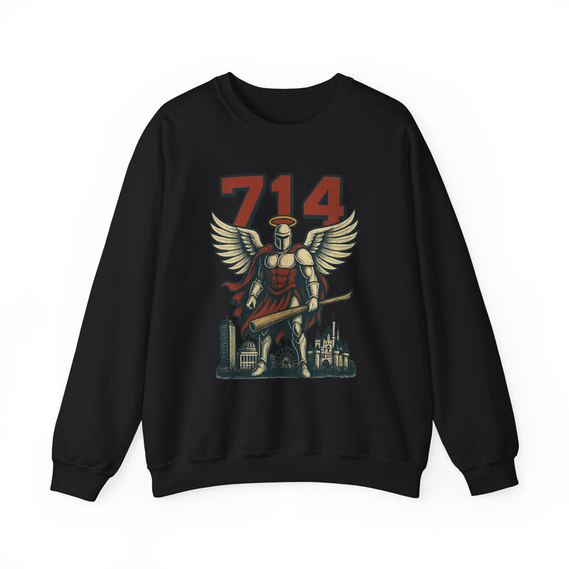 Halo Knight | Los Angeles Area Code Baseball Sweatshirt