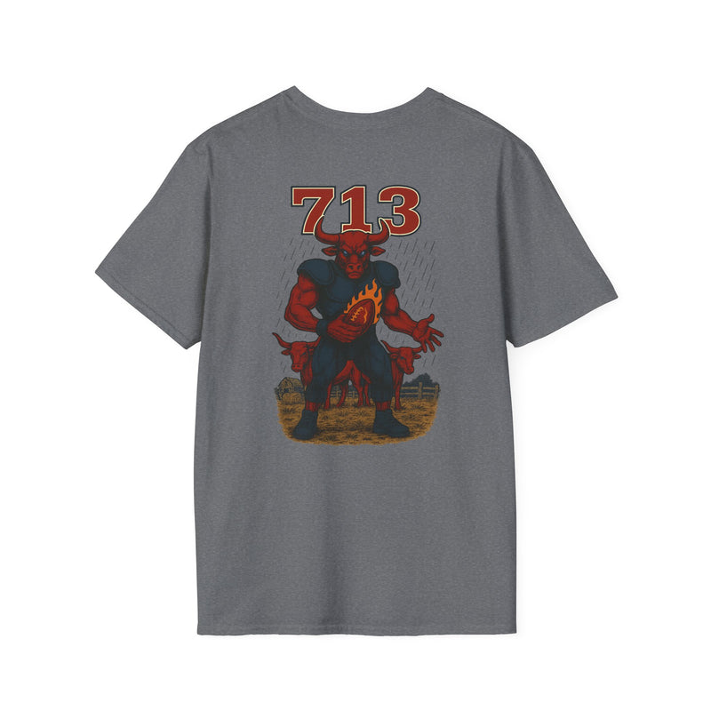 The Hornbrand Titan | Houston Area Code Football Tee