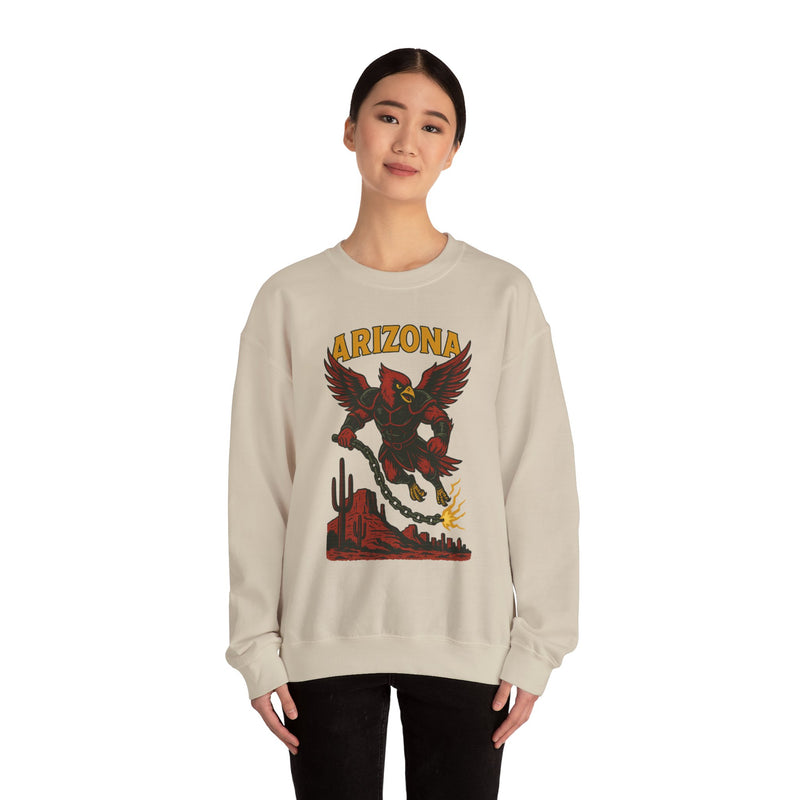 The Chainbound Sentinel | Arizona Area Code FootballSweatshirt