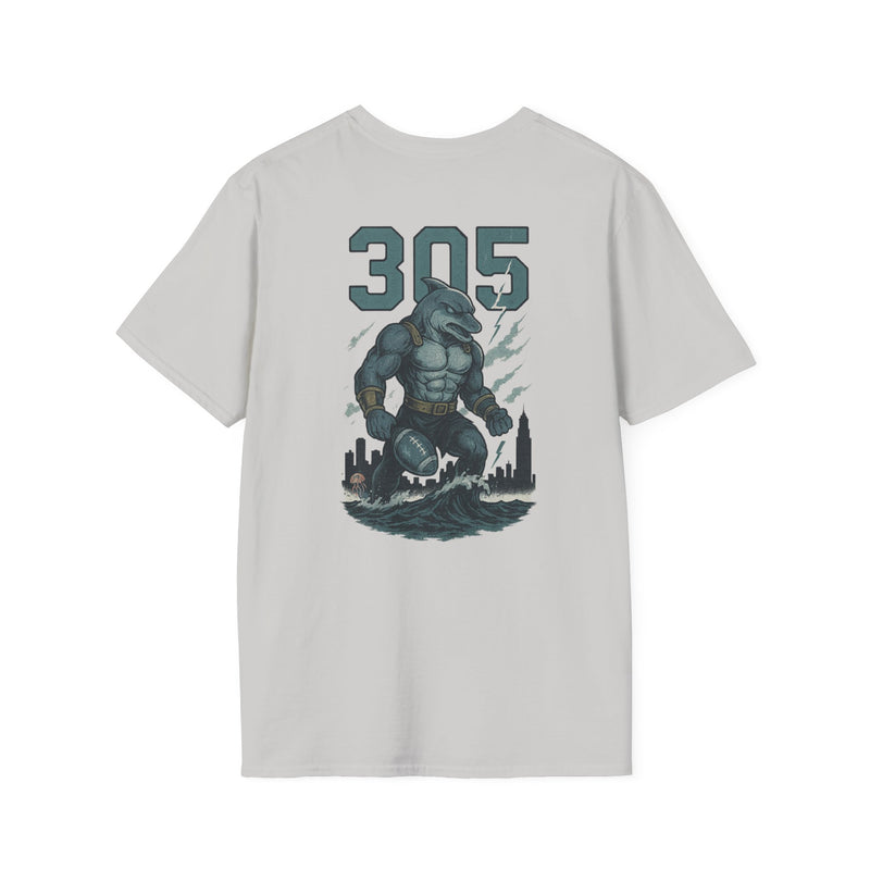 The Undertide | Miami Area Code Football Tee