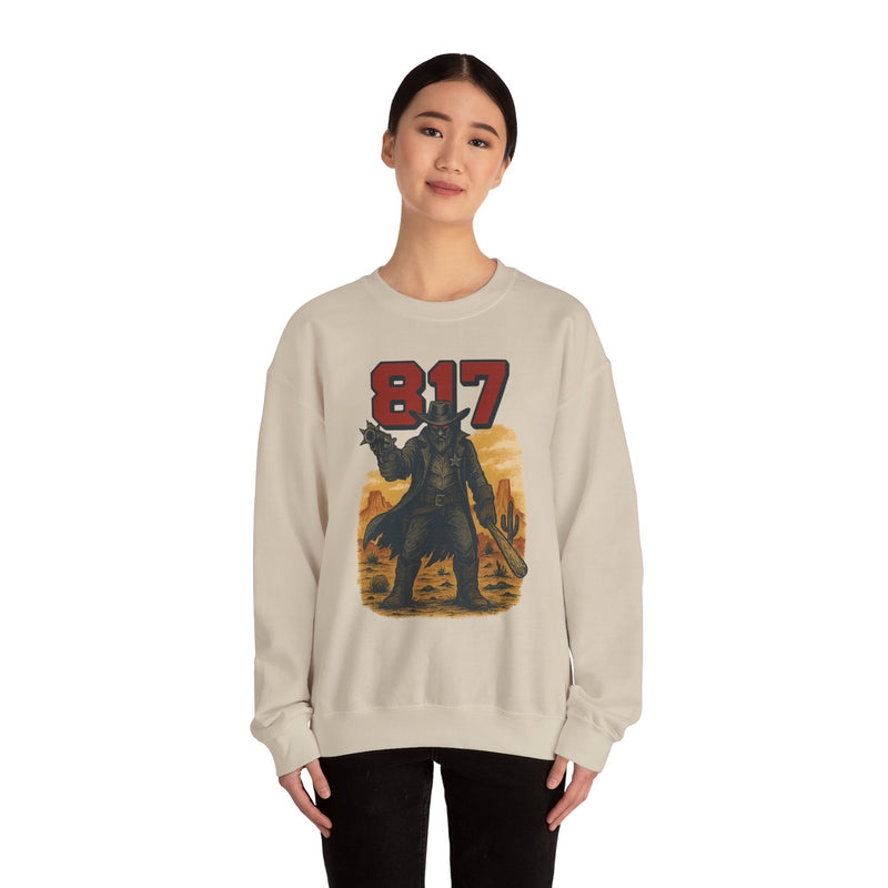 The Last Slingers | Texas Area Code Baseball Sweatshirt