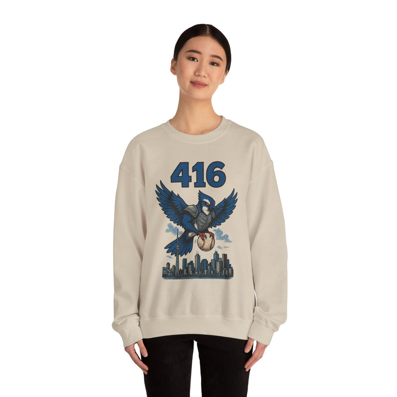 The Sky Talons | Toronto Area Code Baseball Sweatshirt