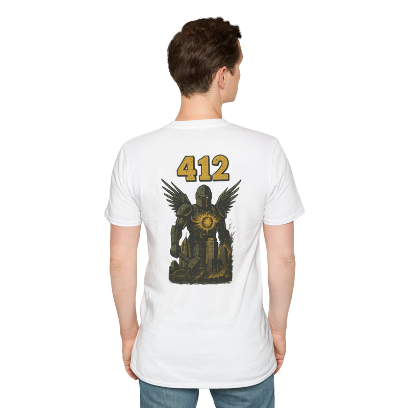 The Blackvault Warden | Pittsburgh Area Code Football Tee