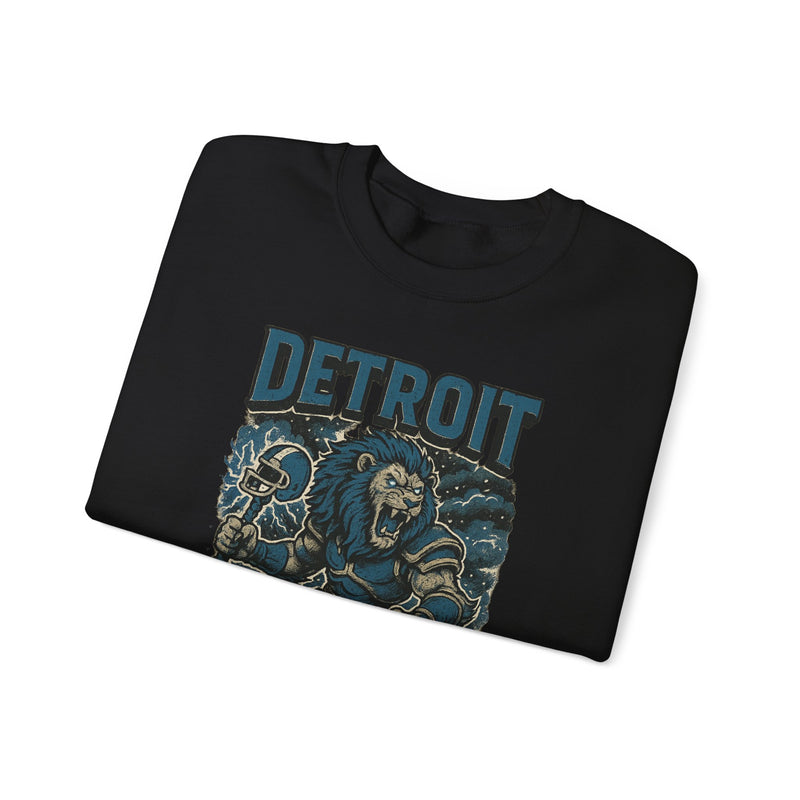 The Roarline King | Detroit Football Sweatshirt