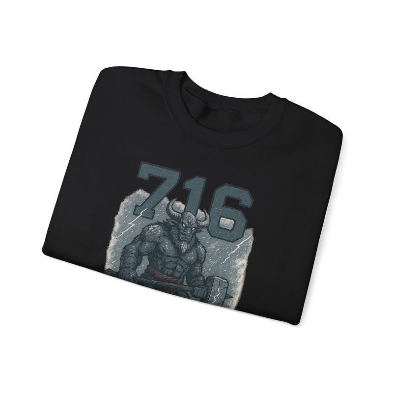The Hornwake | Buffalo Area Code Football Sweatshirt