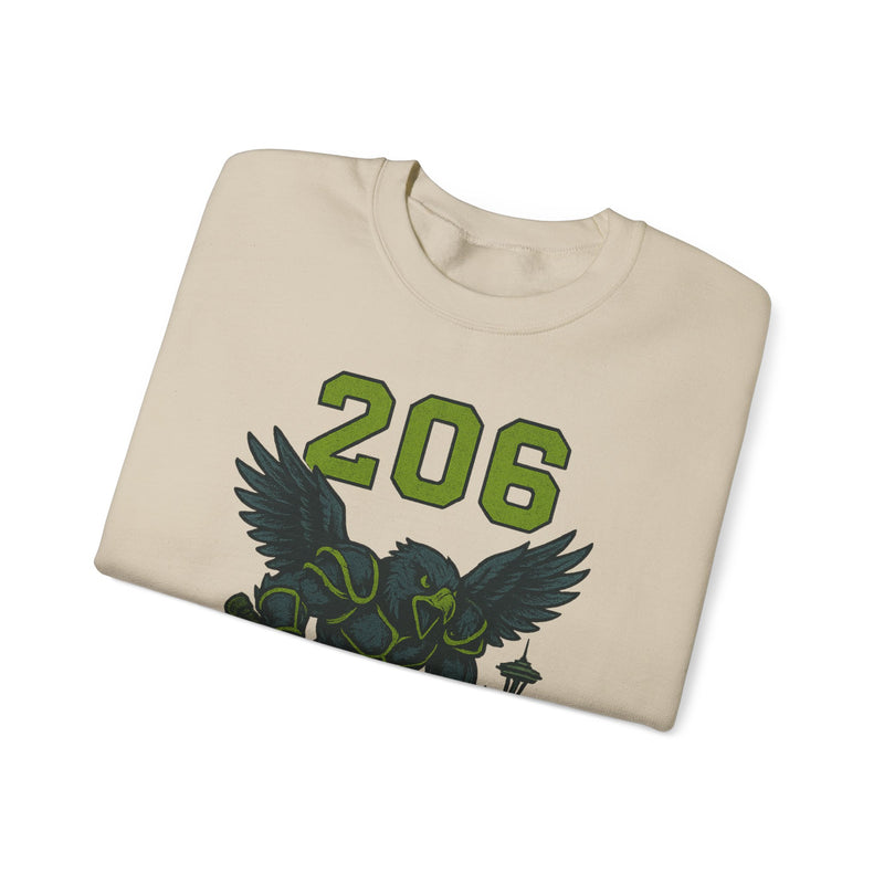 The Stormreign | Seattle Area Code Football Sweatshirt