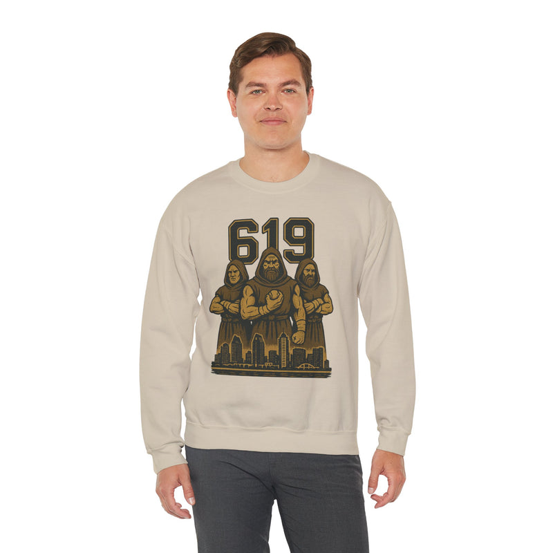 The Cleansed Order | San Diego Area Code Baseball Sweatshirt