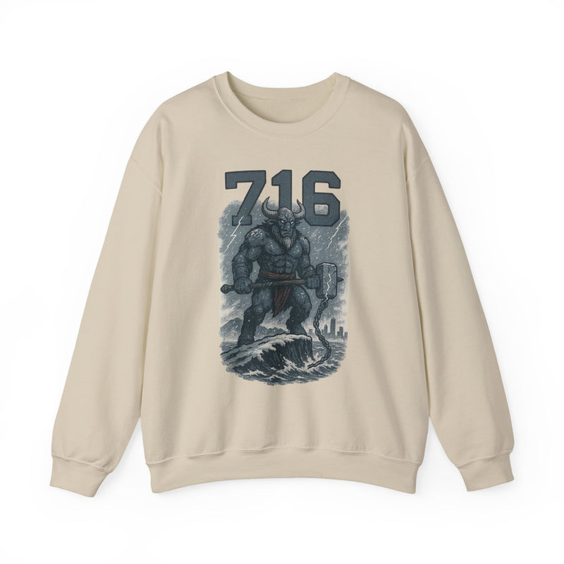 The Hornwake | Buffalo Area Code Football Sweatshirt