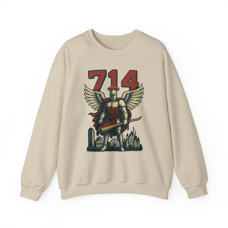 Halo Knight | Los Angeles Area Code Baseball Sweatshirt