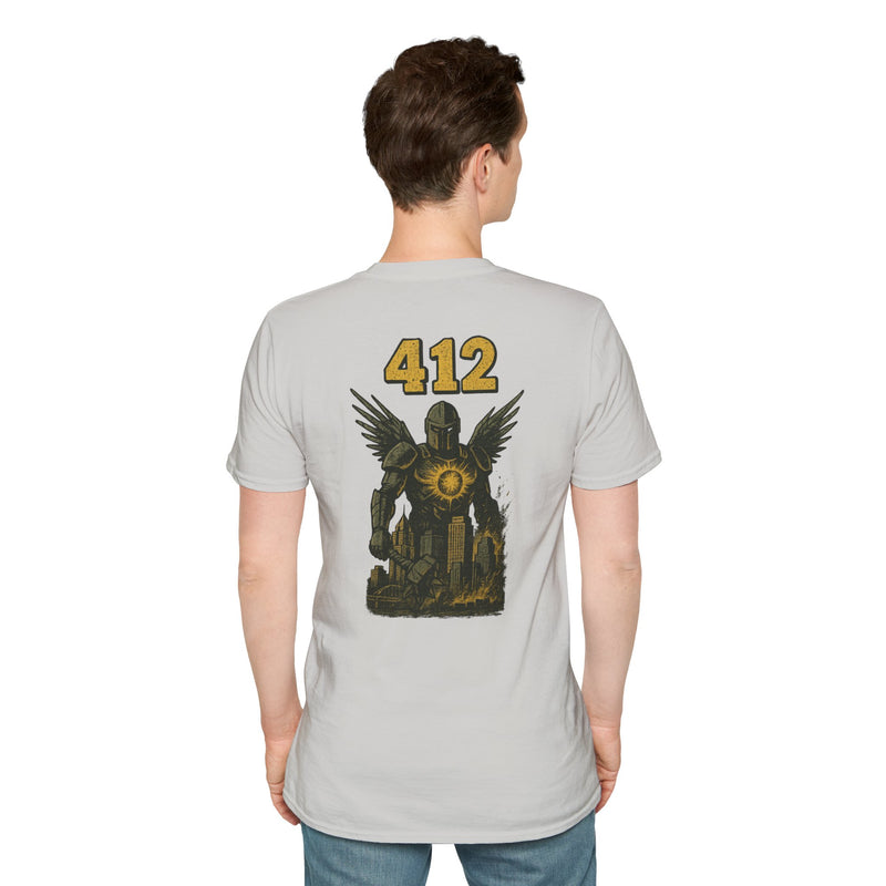 The Blackvault Warden | Pittsburgh Area Code Football Tee